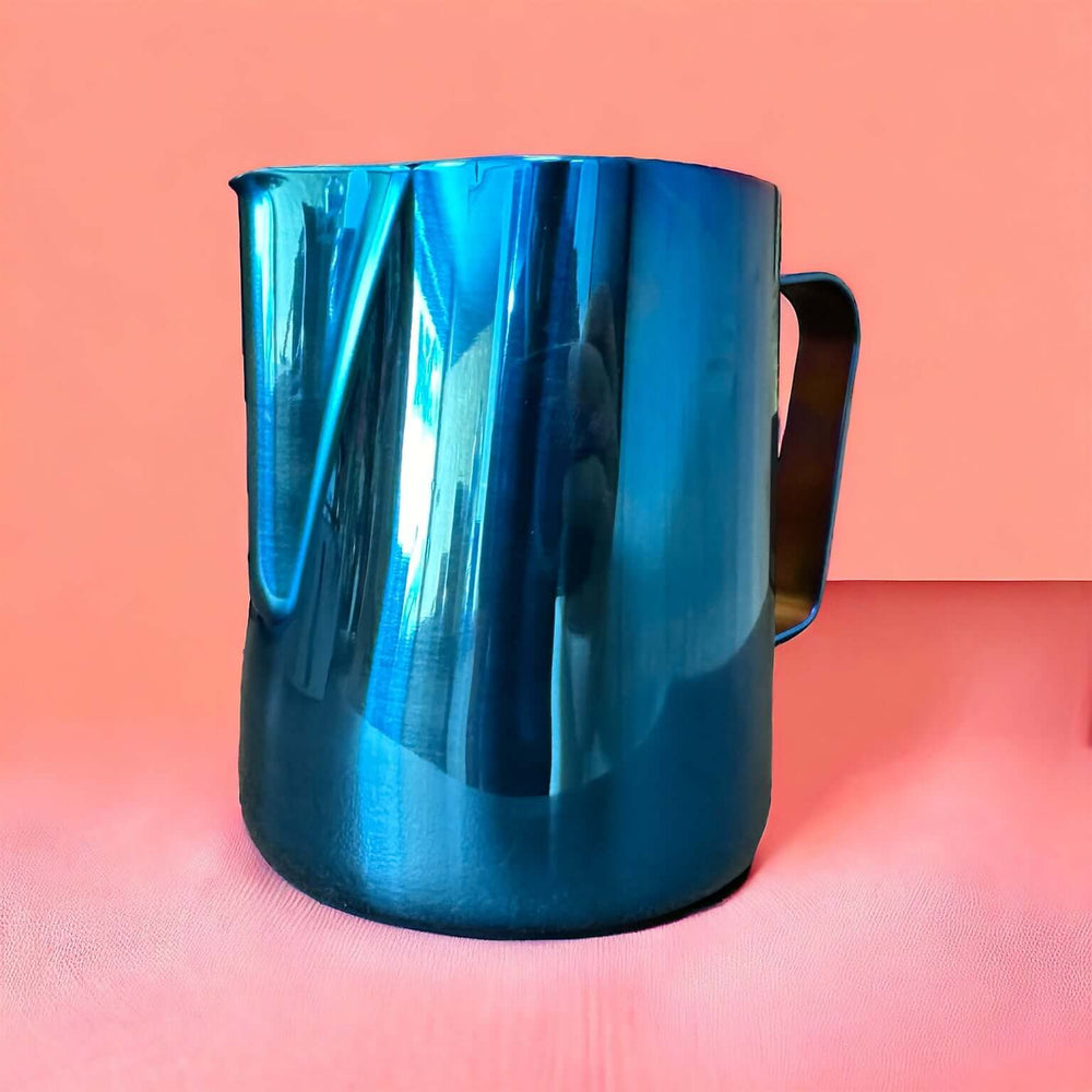 Professional blue milk jug