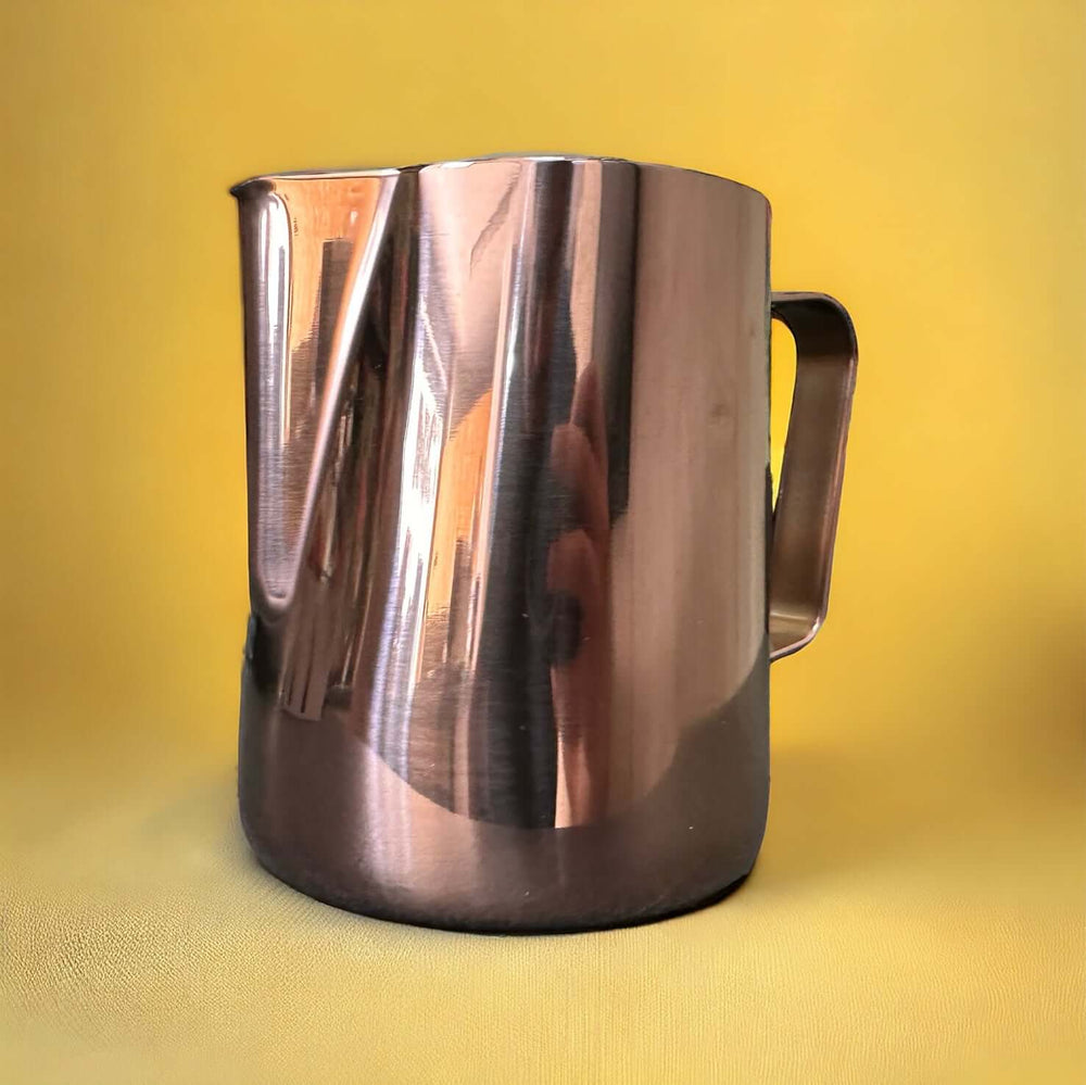 Professional Milk Jug Pink Gold Latte Art