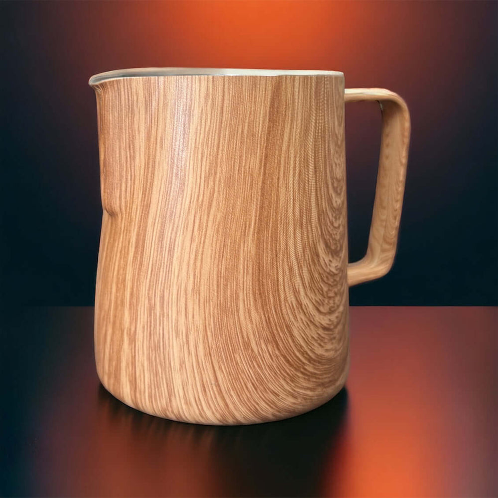 Professional Wood Latte Art Milk Jug