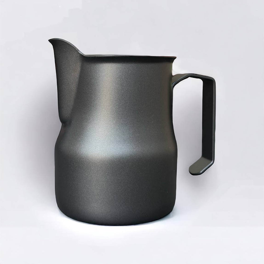 Black professional milk jug